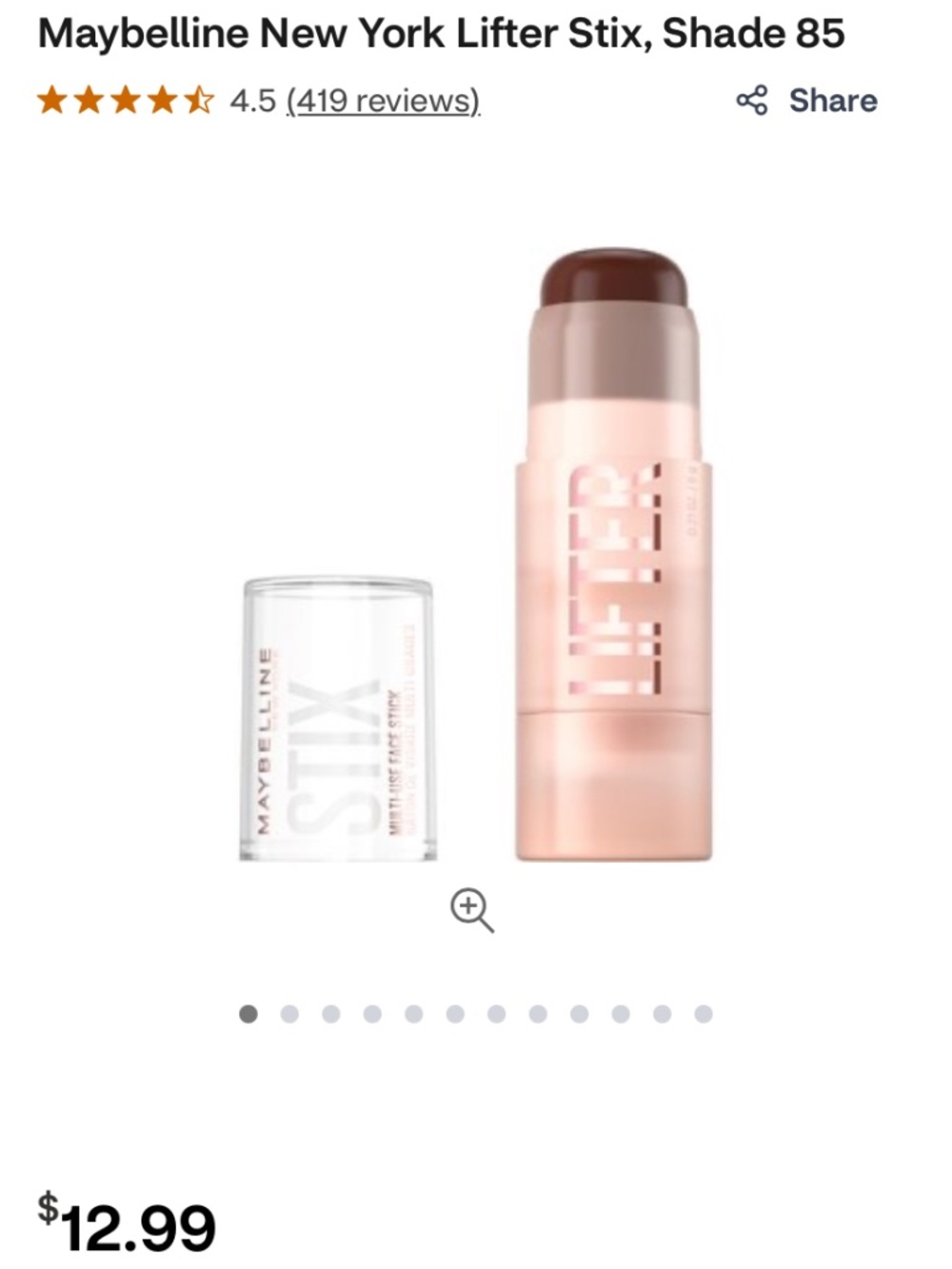 New Maybelline Lifter Stix 85
